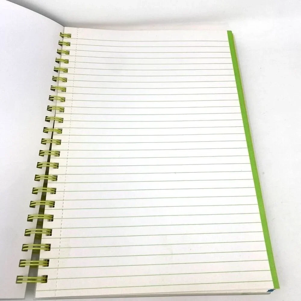 Target Spiral Lined Notebook Polka Dot Design Color Code Margins School